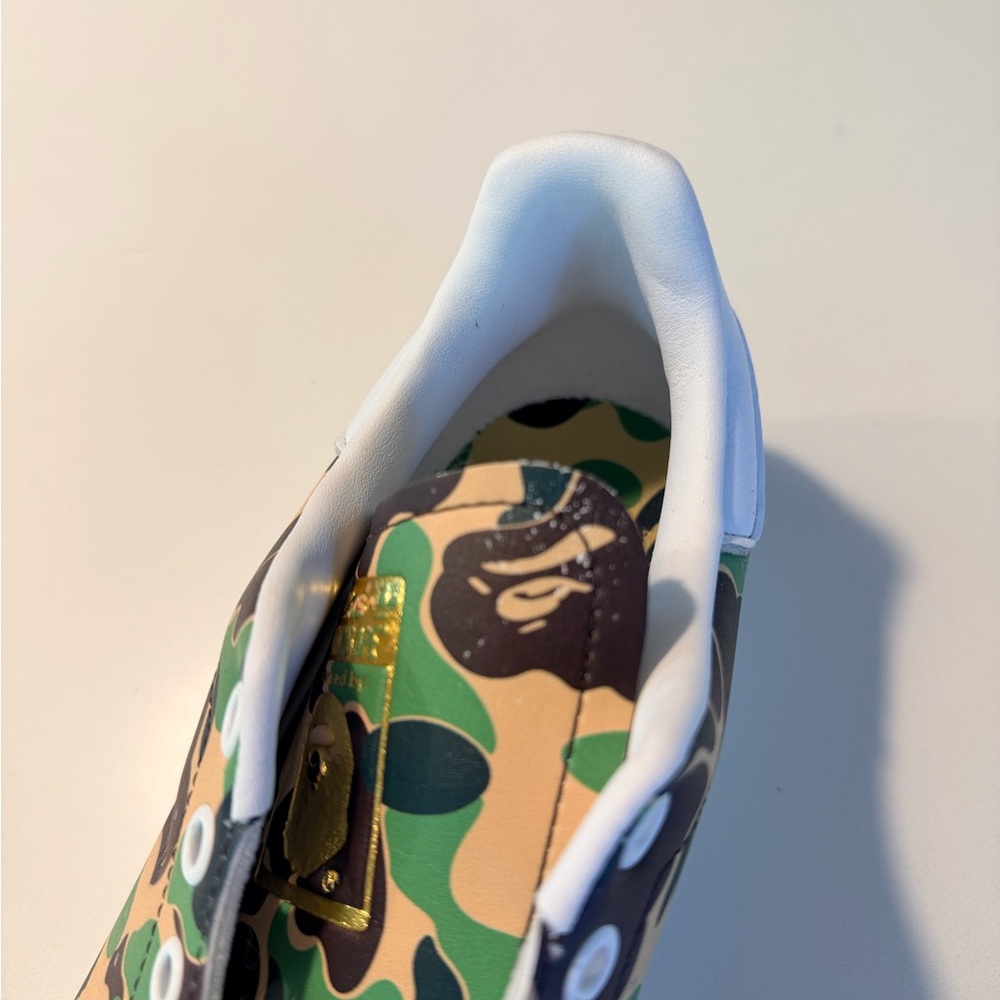 Adidas BAPE Camouflage Stan Smith Sneakers with box, mesh drawstring bag - Picture 6 of 11